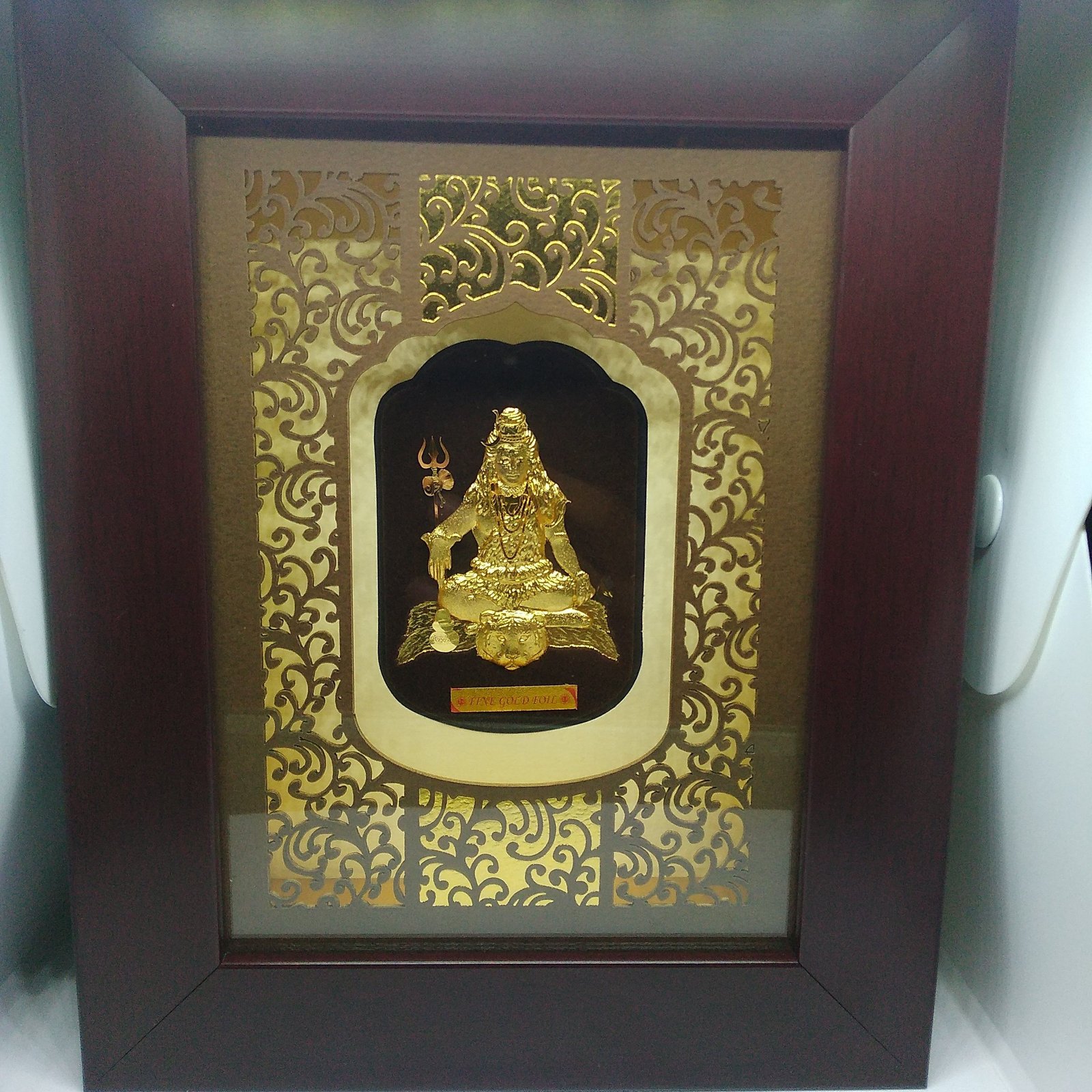 24kt gold leaf shivji frame