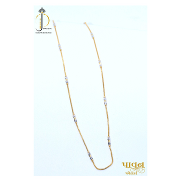 22KT / 916 Gold Fancy delicate Chain for Ladies CH... by 