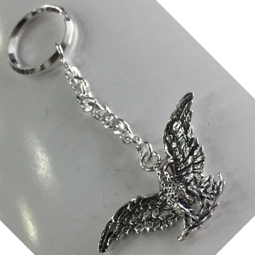 silver birds keychain for bike / car key by 
