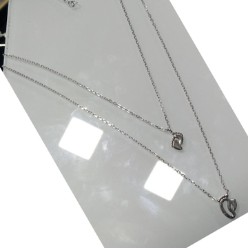 925 sterling silver double layer Chain for girls by 