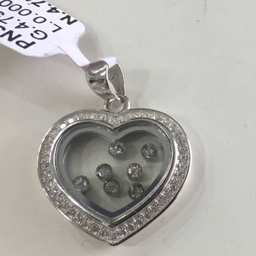 925 sterling silver heart shape pendant by 