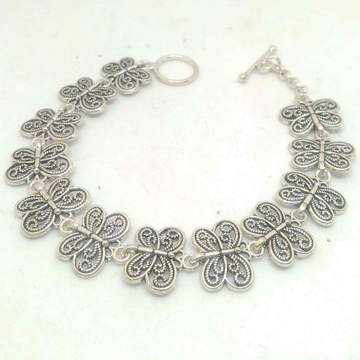 925 sterling silver oxidised Butterfly designer br... by 