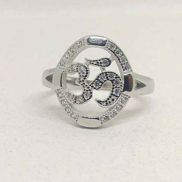 925 sterling silver OM diamond Ring FOR Ladies by 
