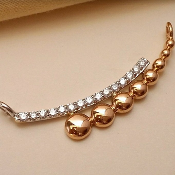 18KT Rose Gold office ware Mangalsutra pendant for... by 