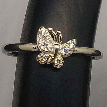 925 sterling silver Butterfly Diamond Ring by 