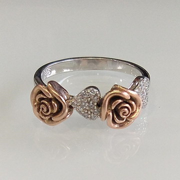 925 sterling silver flower ring  by 