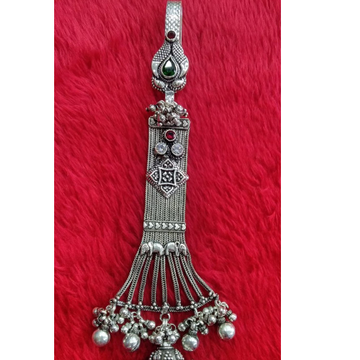 silver oxidised traditional  waist keychain juda f... by 