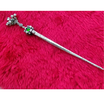 Silver long stick / hair pin for girls by 