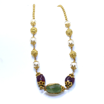 22KT / 916 Gold Motti mala With colorful stone for... by 
