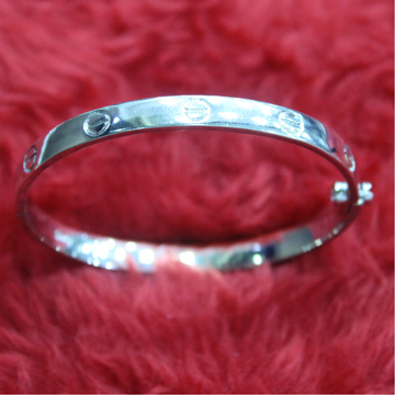 925 sterling silver unisex kada bracelet by 