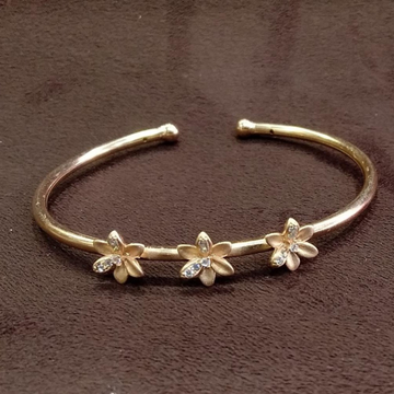 925 sterling silver rose gold plated bracelet/kada by 