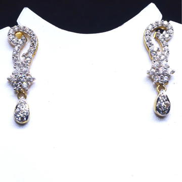 22KT / 916 Gold CZ Diamond Earring For Ladies BTG0... by 