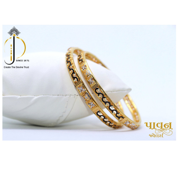 22KT / 916 Gold Fancy daily ware Bangles for Ladie... by 