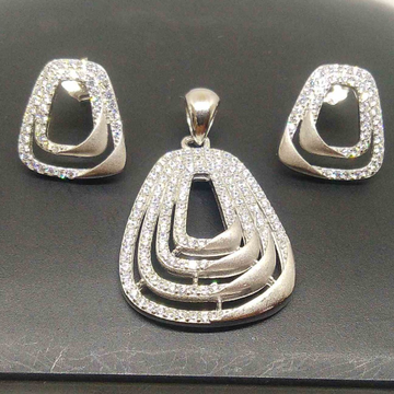 925 Sterling Silver Diamond Design Pendant Butti F... by 
