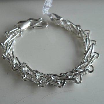 Silver   daily wear  / casual gents bracelet by 