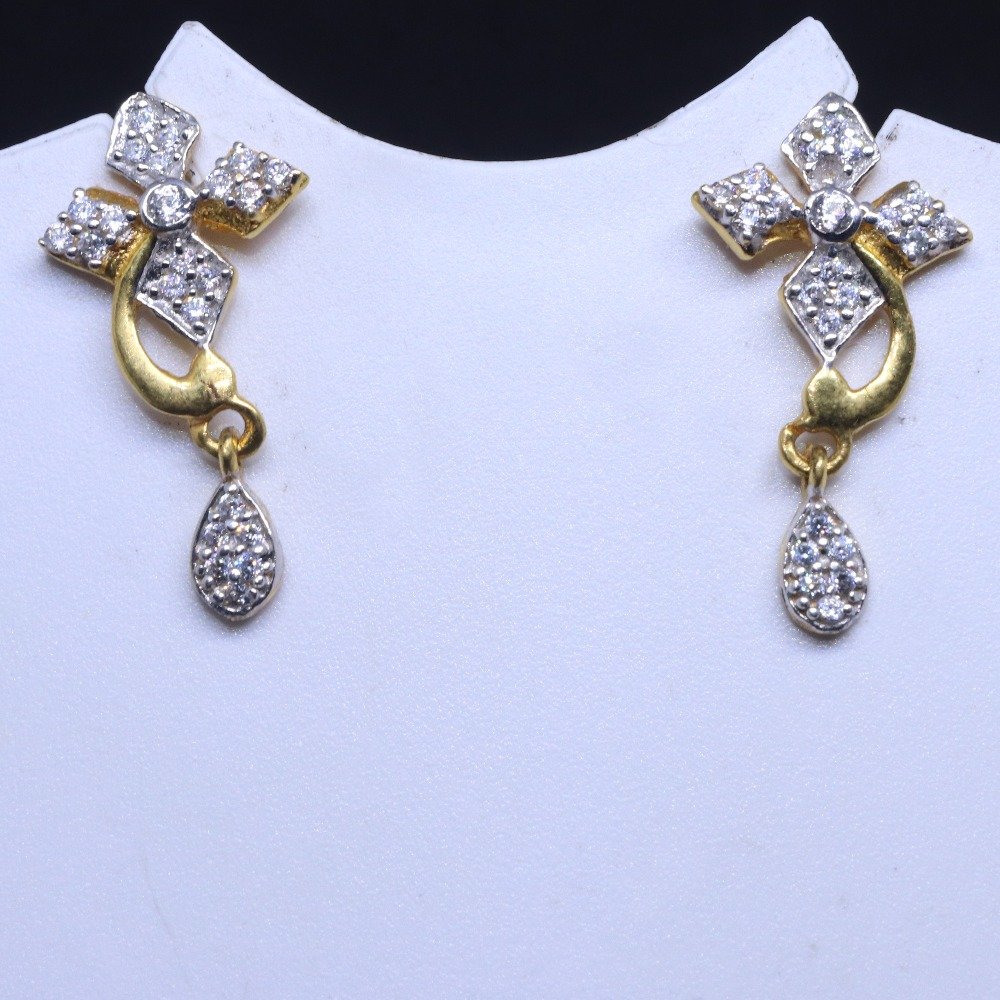 22KT / 916 Gold fancy Square Flower earring for Ladies BTG0311
