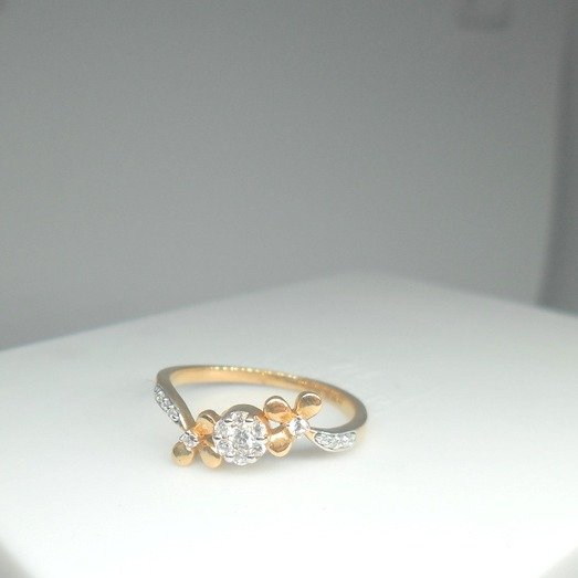 18KT Rose Gold velantine Special Ring for Ladies LRG0348