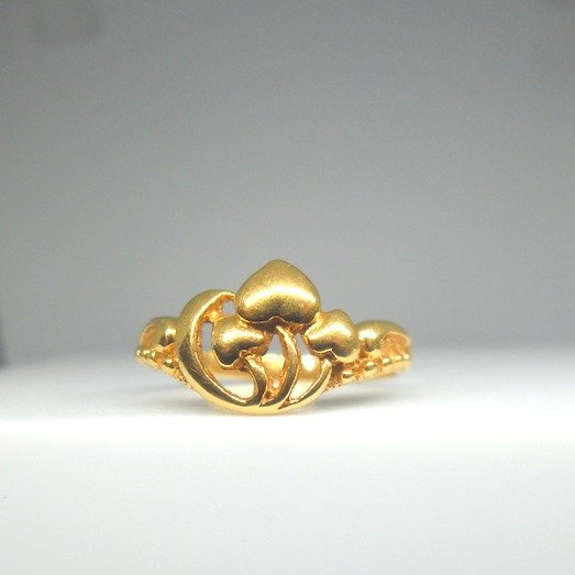 22KT / 916 Gold Handmade casual Ring For ladies lRG0108