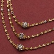 22KT/ 916 Gold handmade special occasions Necklace for ladies DKG1010