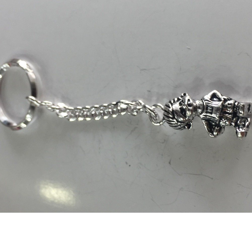 Silver Chhotu  character  , boy  Keychain For Kids Bicycle Key