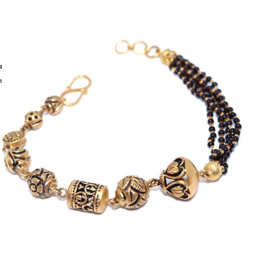 22KT / 916 Gold fancy Mangalsutra Bracelets For women LBG0105