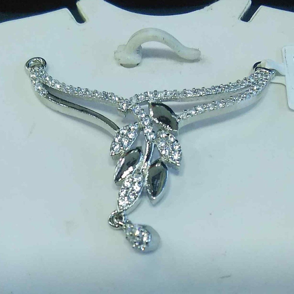 925 sterling silver mangalsutra Diamond Pendant 