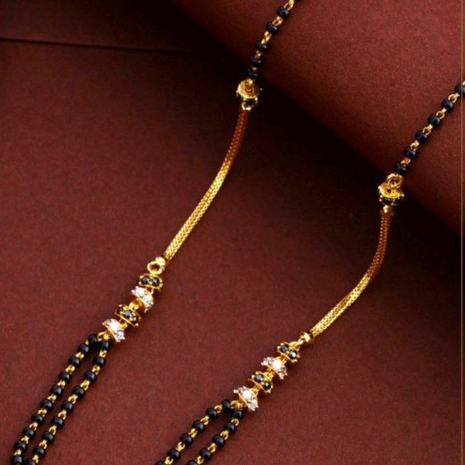 22KT/ 916 Gold fancy Round pendant Mangalsutra For ladies