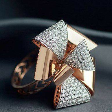 18KT rose gold special occasions Ring for ladies LRG0000