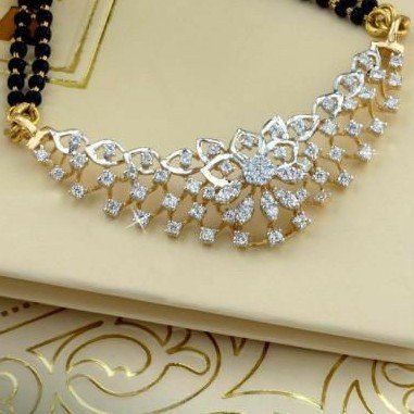 18KT Yellow Gold fancy Bridle Mangalsutra For Ladies MSG1015