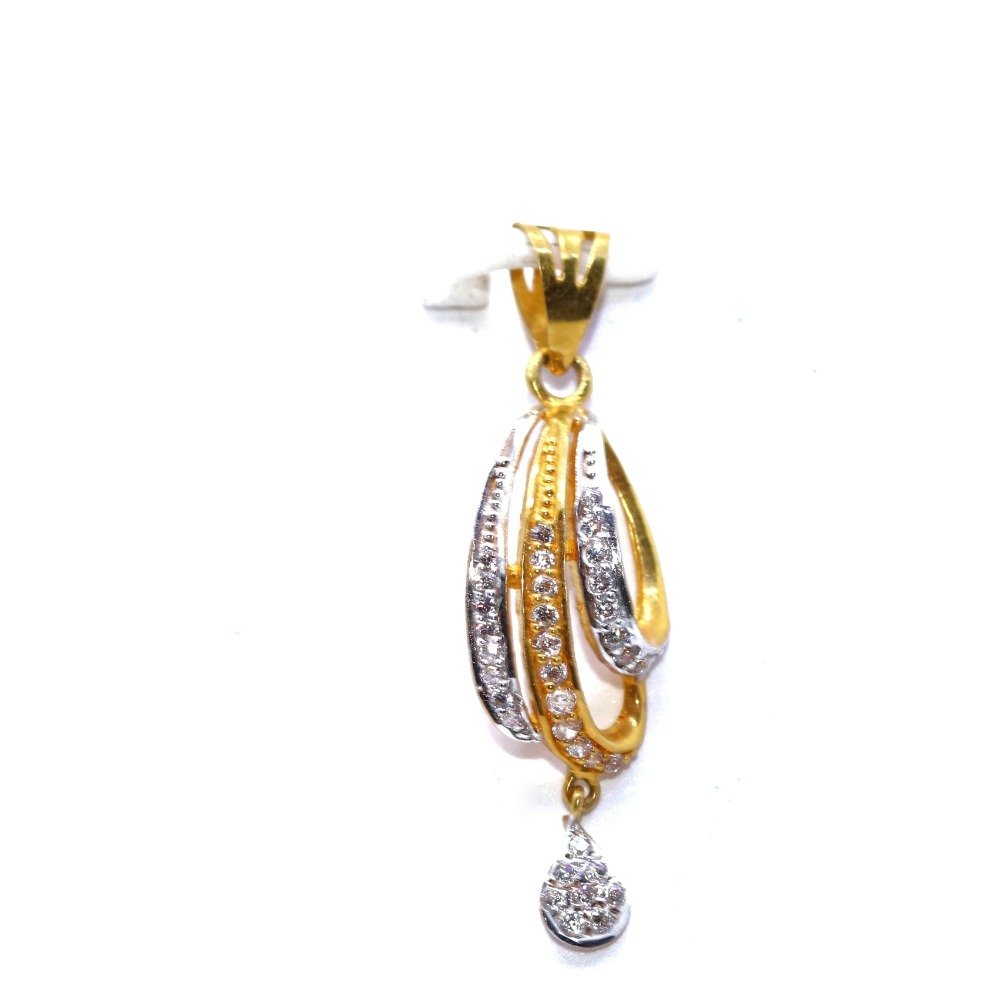 22KT / 916 Gold Fancy casual CZ Pendent For Ladies PNG0100